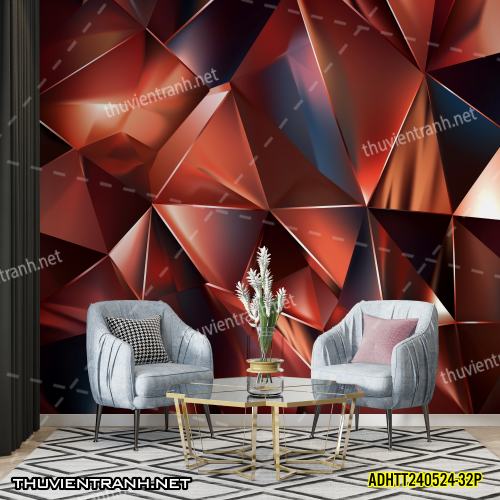Tranh dán tường hoa văn trừu tượng- -ADHTT240524-32P - Tranh tường chất lượng cao
